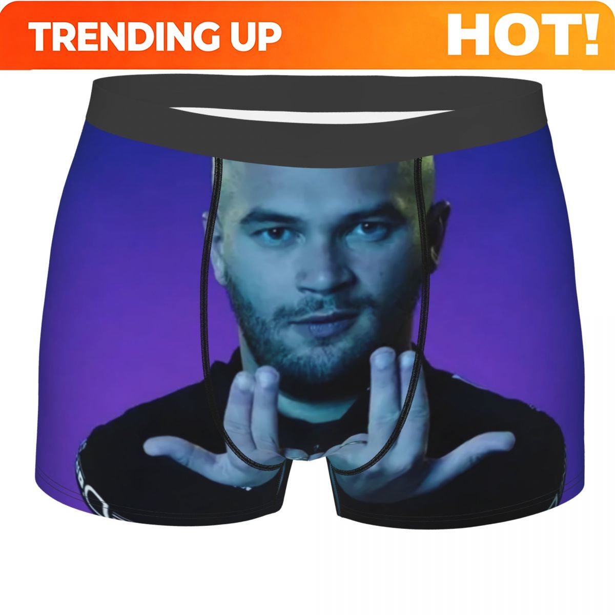 Boyshort Underwear - Maßgeschneiderte Novelty French Rapper Jul Boxershorts,