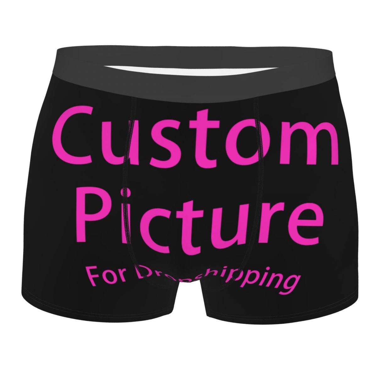 Boyshort Underwear - Coole, personalisierte, individuelle Foto-Logo-Unterwäsche für Herren,